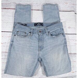 Hollister Super Skinny Light Wash Blue Jeans Mens Size 32 x 32